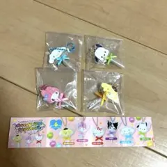 サンリオ　キャンディポップキーホルダー　マイメロディ　シナモンロール　ポチャッコ