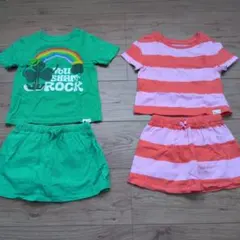 GAP キッズ服 Tシャツとショートパンツセット 2years