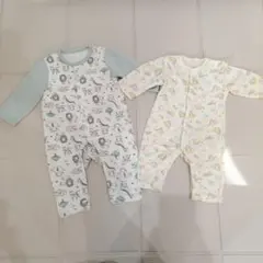 ロンパース・カバーオール 60〜80cm 2点セット