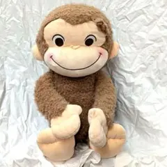 おさるのジョージ ぬいぐるみ 特大　アミューズメント　赤いほっぺ　タグ付き