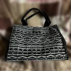FAUCHON 幾何学模様 トートバッグ　ランチバッグ