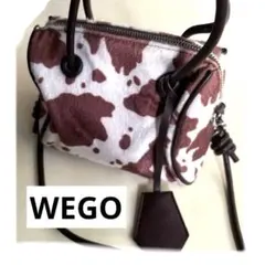 WEGOウィゴーアニマル柄フェイクファーショルダーバッグハンドバッグ2way