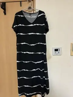 SHEIN ストライプ柄 半袖ワンピース Mサイズ