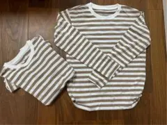 白 長袖 トップス