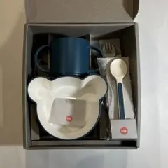 【新品】tak.BIO ベビー用食器セット クマ型プレート