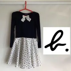 agnès b. リボン付きフレアワンピース キッツサイズ