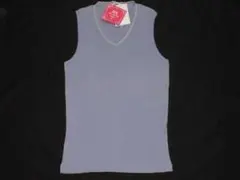 薄紫 Vネック ノースリーブ ベスト