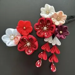 つまみ細工髪飾り 七五三 成人式 卒業式 No.194