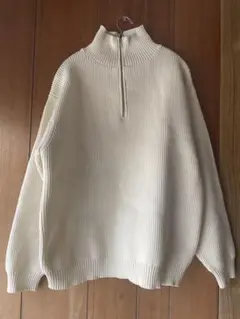 CPCM ハーフジップニット　M