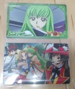 コードギアス　CC　メタルカード二種