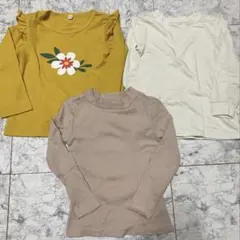 長袖ロンＴ3枚セット 110cm