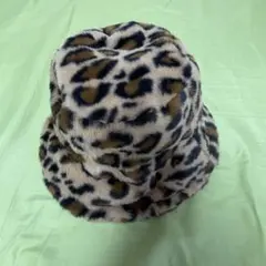 ヒョウ柄 バケットハット ウィンターアウトフィット