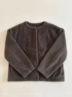 UNIQLO ノーカラーファーコート　Lサイズ