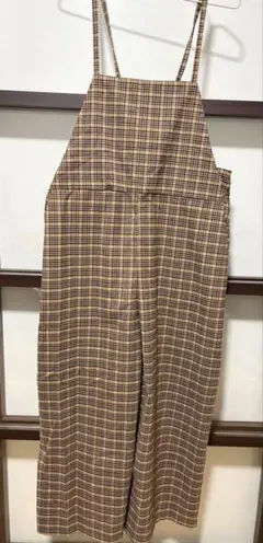 チェック柄 サロペット オーバーオールのサムネイル