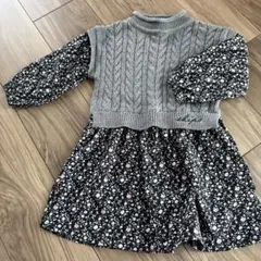 SHIPS KIDS花柄ワンピース90cm