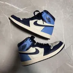 Jordan1 retro high og 29cm obsidian