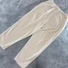 Samansa Mos2 コーデュロイパンツ フリーサイズ ホワイト 訳あり