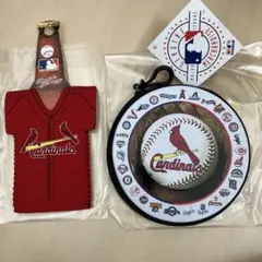 MLB カージナルス　経年未使用ボトルカバー・CDケース　MLBコレクターの方等のサムネイル