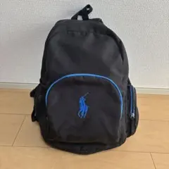 POLO ポロ ラルフローレン リュック バッグパック 黒 青ビックポニー