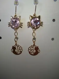 桜猫さんピアス