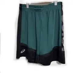 アシックス バスケットボールパンツ 2XL グリーン/ブラックのサムネイル