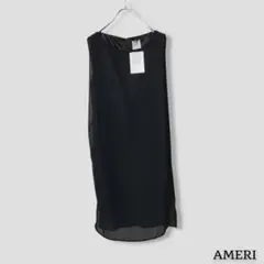 【新品未使用】AMERI｜ノースリーブワンピース　シフォン