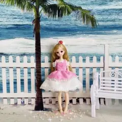 277 ハンドメイド　リカちゃん　服　かき氷