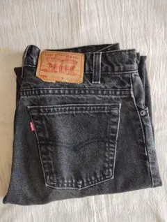 リーバイス550 後染め　ブラック　黒　W30 Ｌ30