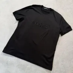 ヴェルサーチ　半袖Tシャツ　52サイズ ブラック　ビッグロゴのサムネイル