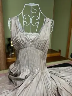 SCOT CLUB ノースリーブひざ丈ワンピース 9号 グレー