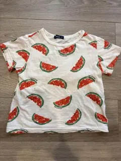 moujonjon スイカ柄 Tシャツ 100cm