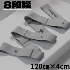 ★大特価★【新品未使用】8段階調整エクササイズバンド 120cm×4cm