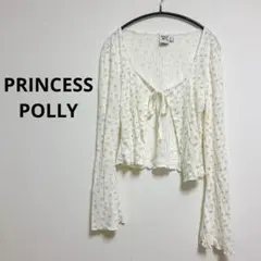 PRINCESS POLLY✨花柄 フロントリボン カーディガンバレエコアY2K