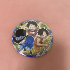ワンピース 最強トリオ BIG 缶バッジ ルフィ サボ エース