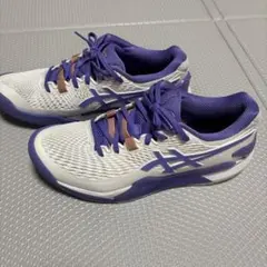 テニス 24.5cm アシックス　オールコート ワイド