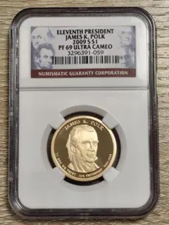 ★最高鑑定 2009年 アメリカ リンカーン 1ドル 銀貨 NGC PF70 JCC | ジャパンコインキャビネット / 【SOLD】アメリカ 2009年 $1 銀貨