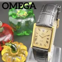 【希少】オメガ デヴィル タンクスクエア ゴールド クォーツ メンズ腕時計のサムネイル