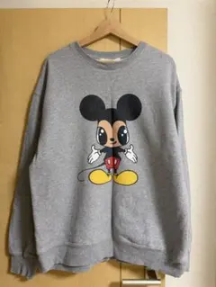 2G ミッキーマウス プリント グレー スウェットのサムネイル