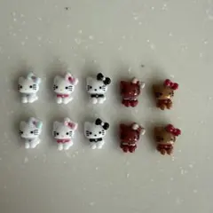 キティちゃん　ネイルパーツ 10個セット