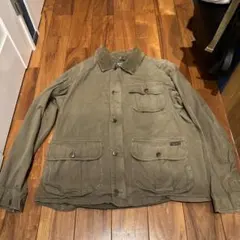 【※着画有 ラルフローレン】オリーブ色 ハンティングJKT 〈Lサイズ〉