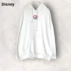 ディズニー　長袖フード付きパーカー　ホワイト　トイ・ストーリー　ロッツォ　L 綿のサムネイル