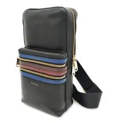 ポールスミス Paul Smith ボディバッグ マルチストライプ ブラック
