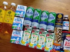 （増量）格安ソフトドリンクと桜あんぱんセットまとめて24本おまけつき