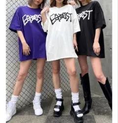 EGOIST ロゴオーバーTシャツ