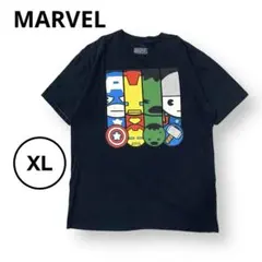 marvel Disney キャラT 古着 メキシコ製 大きめサイズ ブラック