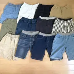 ハーフパンツ10点まとめ売り 男の子 110センチ