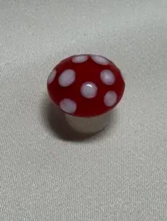 きのこ　陶器製　ミニチュア