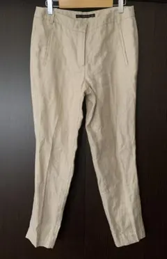 ZARA リネン スラックス パンツ