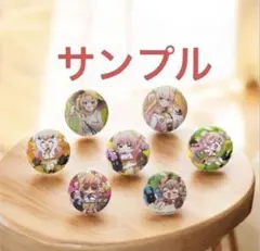桃鈴ねね × 昆虫展 ふれあいの森 缶バッジ コンプリートセット 