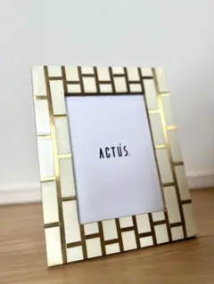 ACTUS フォトフレーム ホワイト×ゴールド　ウエディング　ウェルカムスペースのサムネイル